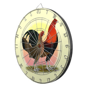 Old English Game Bantam:  BB Red Dartboard