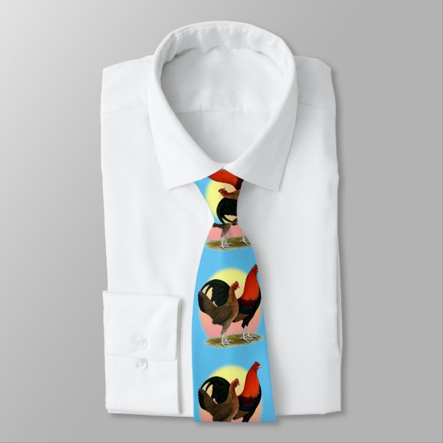 Old English Game Bantam:  BB Red Tie (Tied)