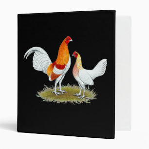 Old English Game Bantam: Red Pyle Binder