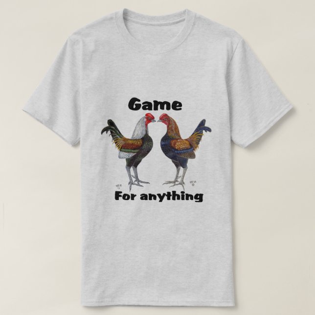 Old English Game Bantam Tshirt (Design Front)
