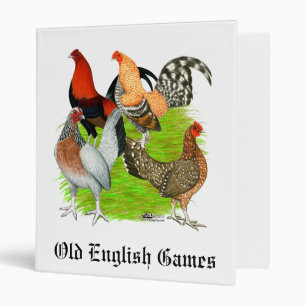 Old English Game Quartet Binder
