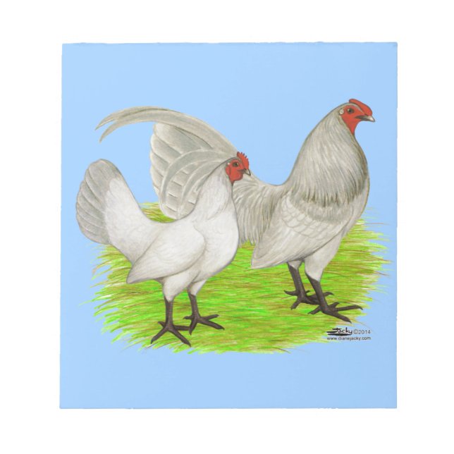 Old English Game Self Blue Notepad (Front)