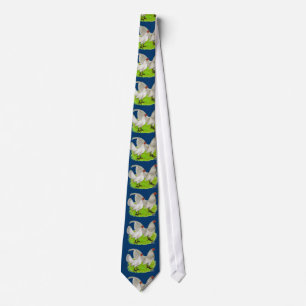 Old English Game Self Blue Tie
