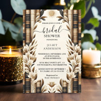 Old English Retro Book Club Cover Bridal Shower
