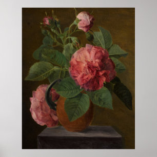 Old English rose - Jan Frans van Dael Poster