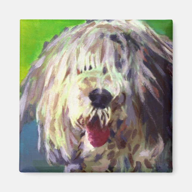 Old English Sheep Dog Magnet (Front)
