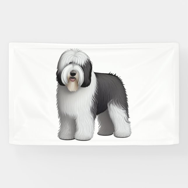 Old English Sheepdog  10 Banner (Horizontal)
