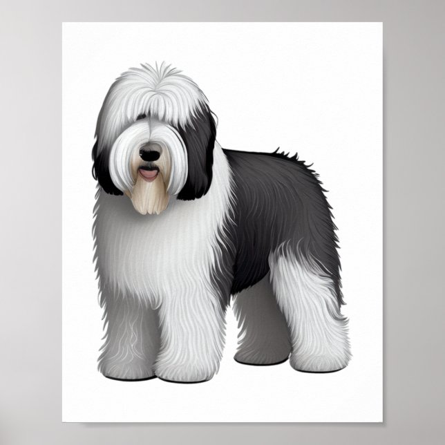 Old English Sheepdog  10 Poster (Front)