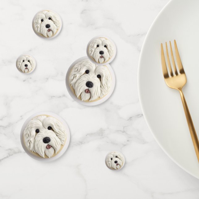 Old English Sheepdog 3D Inspired Confetti (Group)
