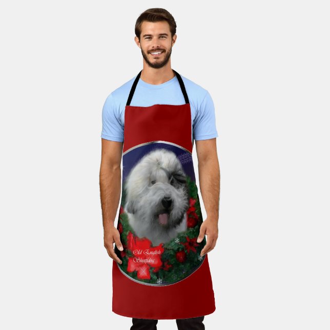 Old English Sheepdog Apron (Worn)