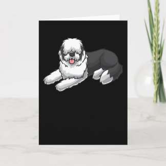 Old English Sheepdog Card