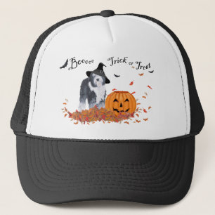 Old English Sheepdog Halloween Trucker Hat