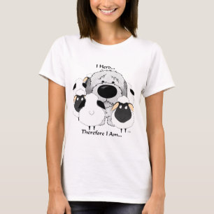 Old English Sheepdog - I Herd Therefore I Am T-Shirt