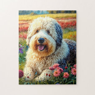 Old English Sheepdog Jigsaw Puzzle
