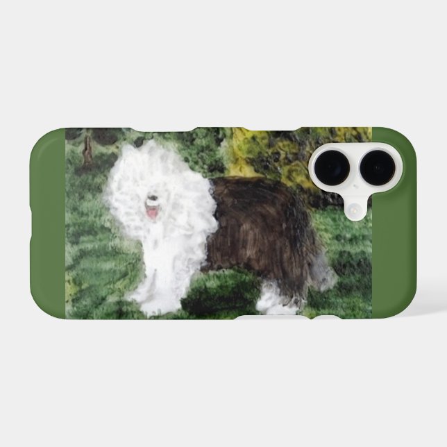 Old English Sheepdog Painting (Back (Horizontal))