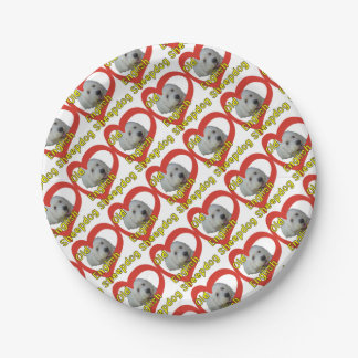Old English Sheepdog Paper Plate
