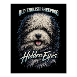 Old English Sheepdog Poster