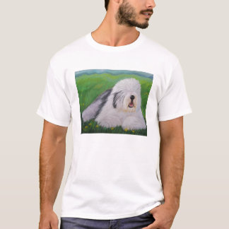 Old English Sheepdog T-Shirt By Sharon Nummer