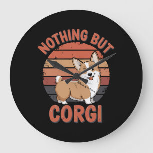 Old English Sheepdog The Dogfather Tuxedo Cool Fun Large Clock