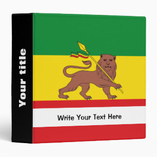 Old Ethiopian flag Binder