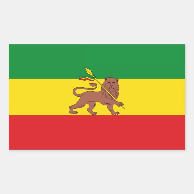 Old Ethiopian flag Sticker (Front)