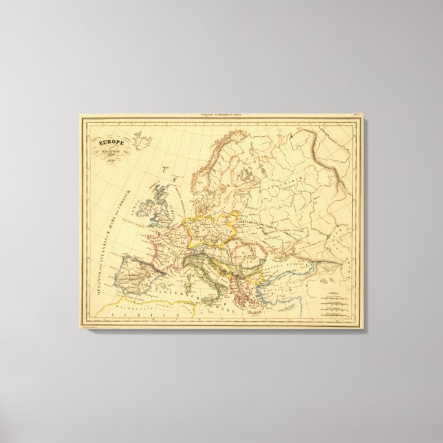 Old Europe Canvas Print (Front)