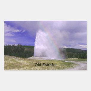 Old Faithful in Yellowstone National Park Sticker