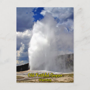 Old Faithful Postcard