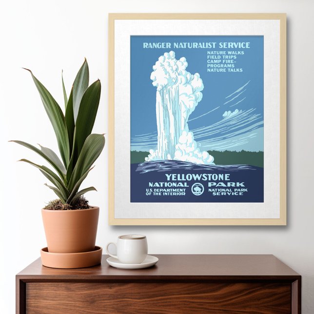 Old Faithful Vintage Travel Poster (Creator Uploaded)