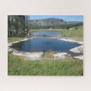 Old Faithful Yellowstone National Park. Jigsaw Puzzle