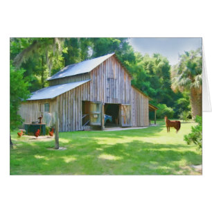 Old Farm Barn All-purpose Card