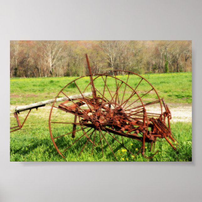 Old Farm Tiverton Rhode Island Poster (Front)