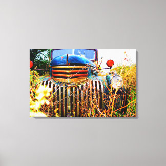 Old Farm Truck Canvas Print