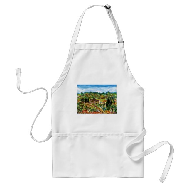 OLD FARMHOUSE IN CHIANTI -TUSCANY STANDARD APRON (Front)