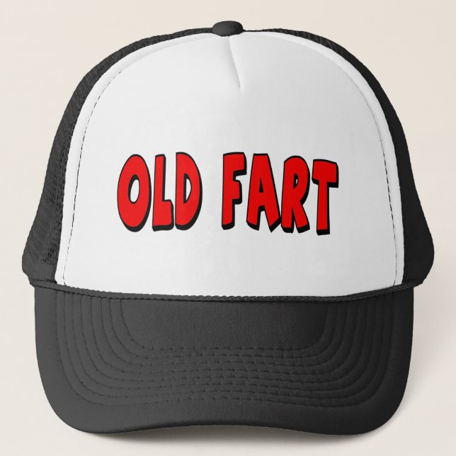 Old Fart 50th Birthday Gifts Trucker Hat (Front)