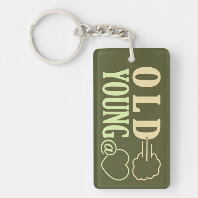 Old Fart custom key chain (Front)