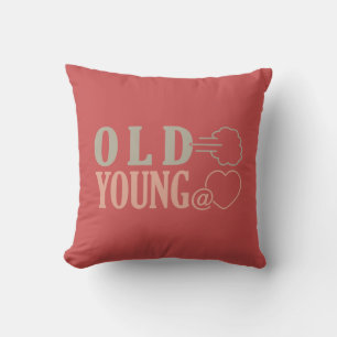 Old Fart custom throw pillow