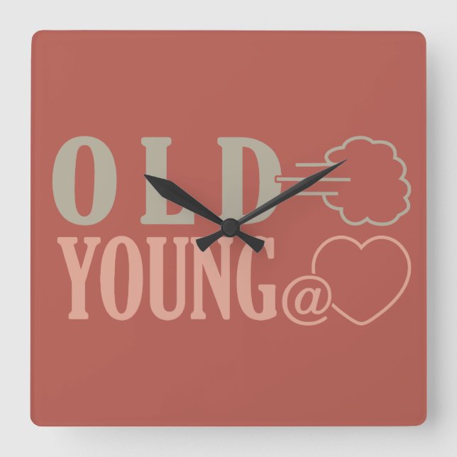 Old Fart custom wall clock (Front)