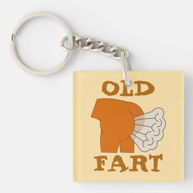 Old Fart Keychain (Front)