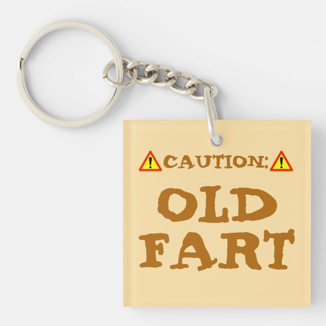 Old Fart Keychain (Front)