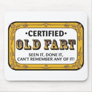 Old Fart Mouse Pad