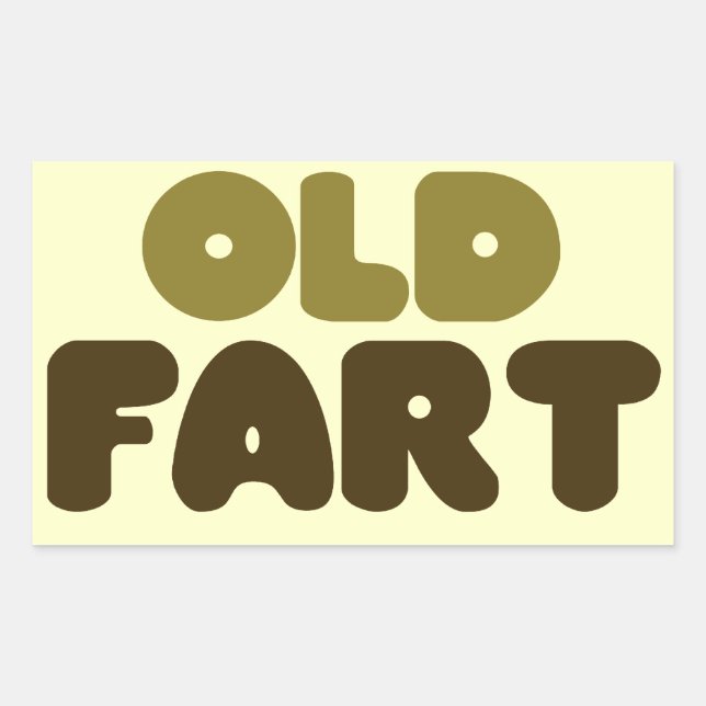 Old Fart Sticker (Front)