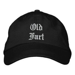 Old Fart wool cap -- black