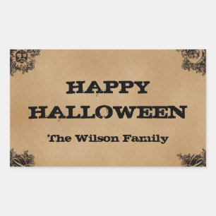 Old Fashion Board Inspired Halloween Sticker