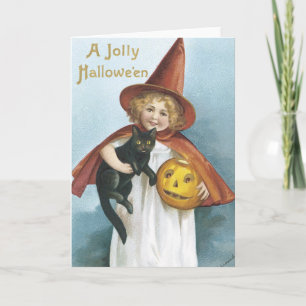 Old Fashion Halloween Card