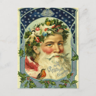 Old Fashion Santa Christmas Postcards
