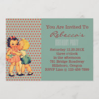 Old Fashion Valentine retro kids birthday party