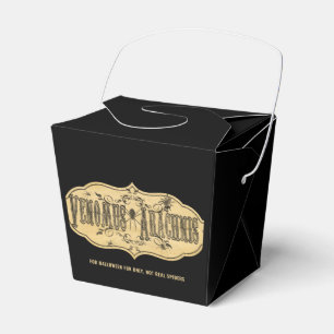 Old Fashion "VENOMUS ARACHNIDS" Halloween Favor Box
