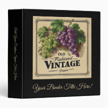 Old Fashion Vintage Grapes, Purple and Black Wine
