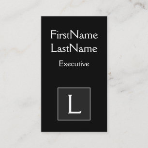 Old Fashioned and Classic Executive Business Card